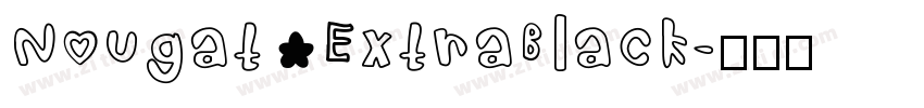 Nougat ExtraBlack字体转换